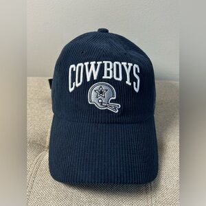 '47 Brand Dallas Cowboys NFL Navy Corduroy Clean Up Adjustable Snapback Hat Cap